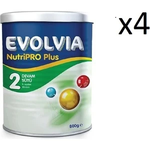 Nutripro Plus 2 Bebek Devam Sütü 800GR 4'lü Paket