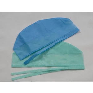 Amet Sağlık Ürünleri Ultrasonik  Dikişli Mavi Bağcıklı Cerrahi Kep 100 Adet