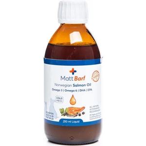 Matt Barf Mattbarf Salmon Oil 250 ml Balık Yağı Somon Kedi Köpek MATTODL250 Ml.