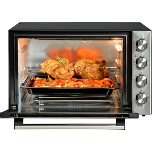 LX-9645 Piliç Çevirme Fonksiyonlu 70 Lt Turbo Midi Fırın Siyah