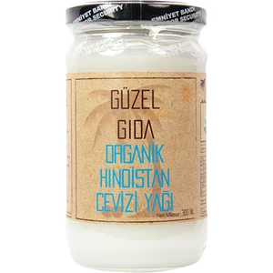 Güzel Ada Gıda Organik Hindistan Cevizi Yağı 300 Ml (Soğuk Sıkım)