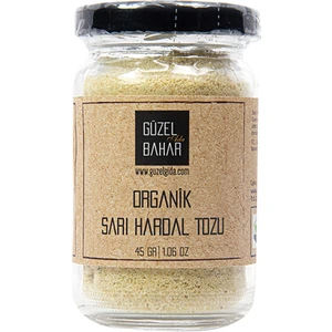 Güzel Ada Gıda Organik Sarı Hardal Tozu 50 gr
