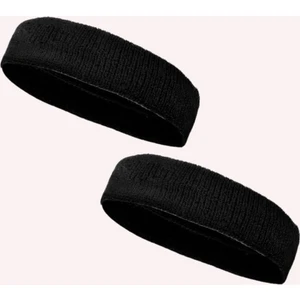 2 Adet Sporcu Havlu Kafa Bandı Alın Ter Bandı Headband