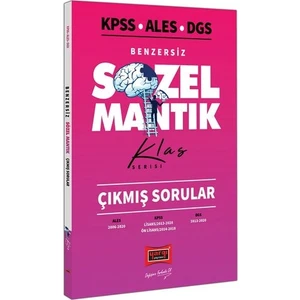 Yargı Yayınevi KPSS ALES DGS Benzersiz Sözel Mantık Çıkmış Sorular Klas Serisi