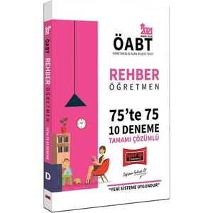 Yargı Yayınevi 2021 ÖABT Rehber Öğretmen 75’te 75 Tamamı Çözümlü 10 Deneme Sınavı