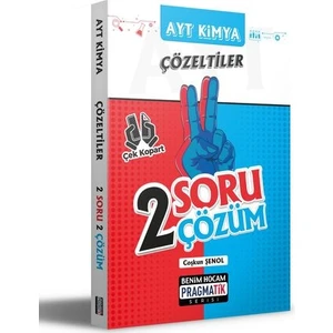 Benim Hocam Yayınları AYT Kimya Çözeltiler 2 Soru 2 Çözüm Pragmatik Serisi