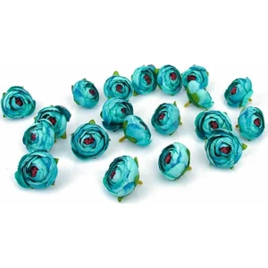 Arma House Turkuaz 20 Adet Kafa Şakayık Çiçek ( Yapay Çiçek )