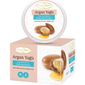 Argan Yağlı Nemlendirici El ve Yüz Kremi