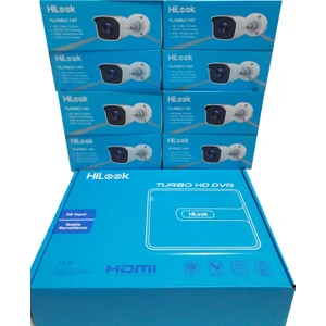 8 Kanal Kayıt Cihazı +8 Adet Full Hd Kamera Paketi