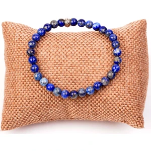 Taş Sandığı Lapis Lazuli Taşı Bileklik - 6 mm