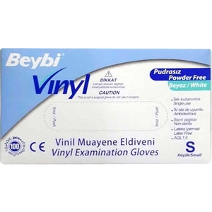 Pudrasız Vinil Eldiven S Beden 100'LÜ Paket