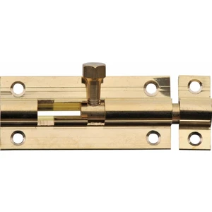 Pirinç Sürgü 20 x 100 mm Sarı