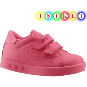 313.E19K.100 Günlük Işıklı Kız/Erkek Çocuk Spor Ayakkabı Fuşya