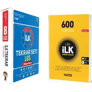 Tonguç Akademi LGS Ilk Tekrar Seti ve Hız Yay 600 Soruda Ilk Dönem Tekrar Seti