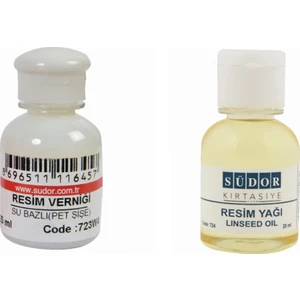 Resim Yağı ve Resim Verniği 25 ml