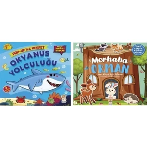 Hareketli Kitaplar 2'li Set | Merhaba Orman - Okyanus Yolculuğu