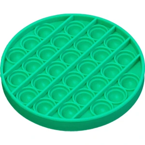 Başel Oyuncak Push Bubble Fidget Özel Pop Duyusal Oyuncak Zihinsel Stres Yeşil Renk Yuvarlak