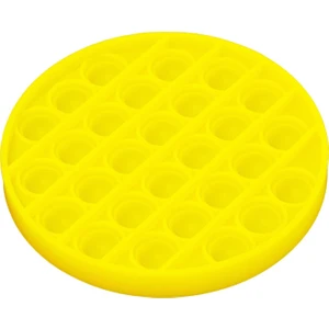 Başel Oyuncak Push Bubble Fidget Özel Pop Duyusal Oyuncak Zihinsel Stres Sarı Renk Yuvarlak