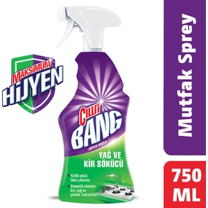 Cillit Bang Mutfak Temizleyici Yağ ve Kir Sökücü Sprey 750ml