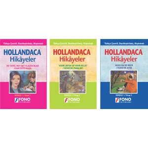 Fono Yayınları Hollandaca-Türkçe Hikayeler (3 Kitap Set) (Derece 1)
