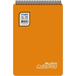 3369 Choromo Block Spiralli PP Kapak Bloknot A5 80 Yaprak Kareli