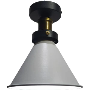 My Light Concept Mylights Modern  Plofonyer Metal Tavan Avize Armatür Beyaz  Içi Beyaz