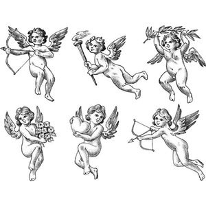 Tellgraf Melekli Laptop Sticker Seti