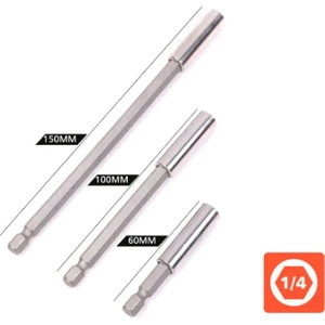 Rekotools-Akım Matkap Soket Adaptörü Manyetik Bit Darbeli Matkap Altıgen Şaft Kare Soket Matkap Ucu Seti 16'lı