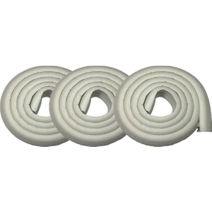 3 Adet Kauçuk Kenar Koruyucu (6 Metre) - Gri