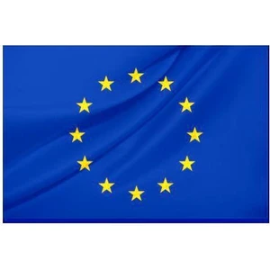 Avrupa Birliği Ülke Bayrağı Parlak Kumaş 50 x 75 cm
