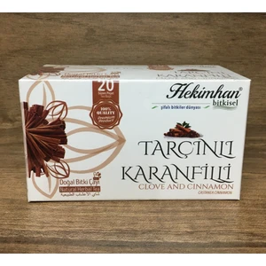 Bitkisel Tarçınlı Karanfilli Doğal Karışık Bitki Çayı 20 Süzen Poşet 40 gr