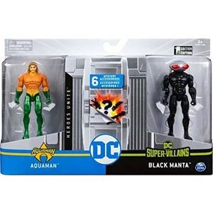 Spin Master Dc Heroes Aquaman Vs Black Manta 4" Aksiyon Figürü ve Sürpriz Aksesuarlar
