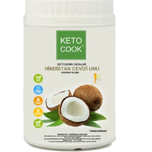 Ketojenik Glutensiz Hindistan Cevizi ( Coconut Flour )unu 1000 gram