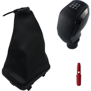 Fiat Linea Siyah Spor Vites Topuzu ve Çerçeveli Vites Körüğü