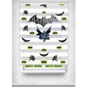 Avart Digital Batman Baskılı Çocuk Odası Perdesi Baskılı Zebra Perde