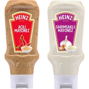 Heınz Acılı Mayonez 405GR - Sarımsaklı Mayonez  400 gr  2li Set