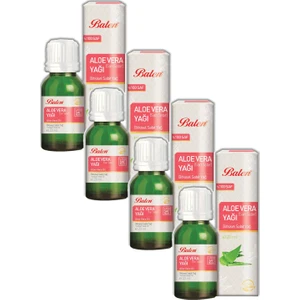 4 Lü Balen Aloe Vera Yağı(Sarı Sabır) Saf ) 20 ml