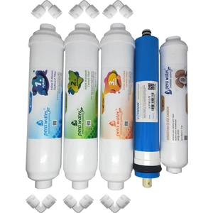 Pera Water Kapalı Kasa Su Arıtma Cihazlarına Uygun Vontron 75 Gpd Inline 5 Li Filtre Seti