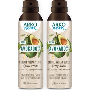 Nem Değerli Yağlar Avokado Sprey Krem 2X150 ml