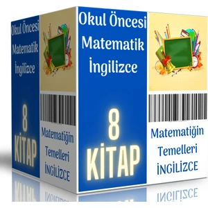 Enine Boyuna Eğitim Okul Öncesi Matematik – Ingilizce Kitap Seti (8 Kitap)