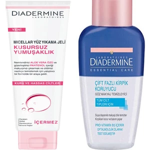 Micellar Yüz Yıkama Jeli Kusursuz Yumuşaklık 150 Ml+ GÖZ Makyaj Temizleme Suyu 125 Ml