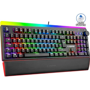 KB-R97 X-Tracer Mekanik Rgb Aydınlatmalı Blue Switch Gaming Oyuncu Klavye