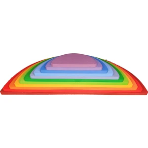 Kırtkırt Ahşap Waldorf Gökkuşağı Tablası 11'li