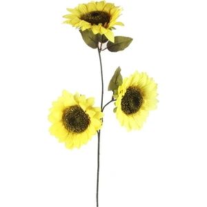 Yapay Çiçek Ay Çiçeği 3 Kafa Uzun 60CM