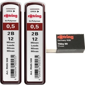 Tikky 0.5 Kalem Ucu 2'li Paket + Rotring Tikky Silgi