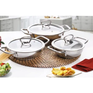 Stil 6 Parça Çelik Sahan Seti