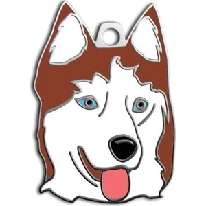 Sibirya Kurdu Köpek Künyesi (Kizil)