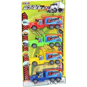 Mega Speed 4'lü Kamyon Set