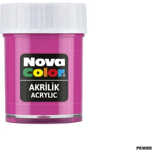 Nova Color Şişe Akrilik Boya 30 cc Pembe NC-178