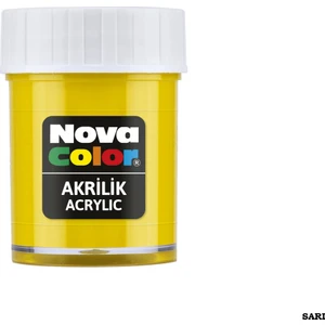 Nova Color Şişe Akrilik Boya 30 cc Sarı NC-169